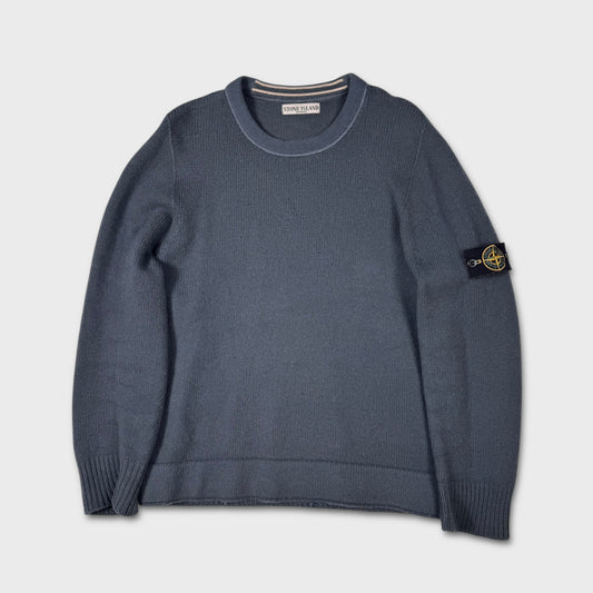 Stone Island 2000’s Avio Blue Knit L