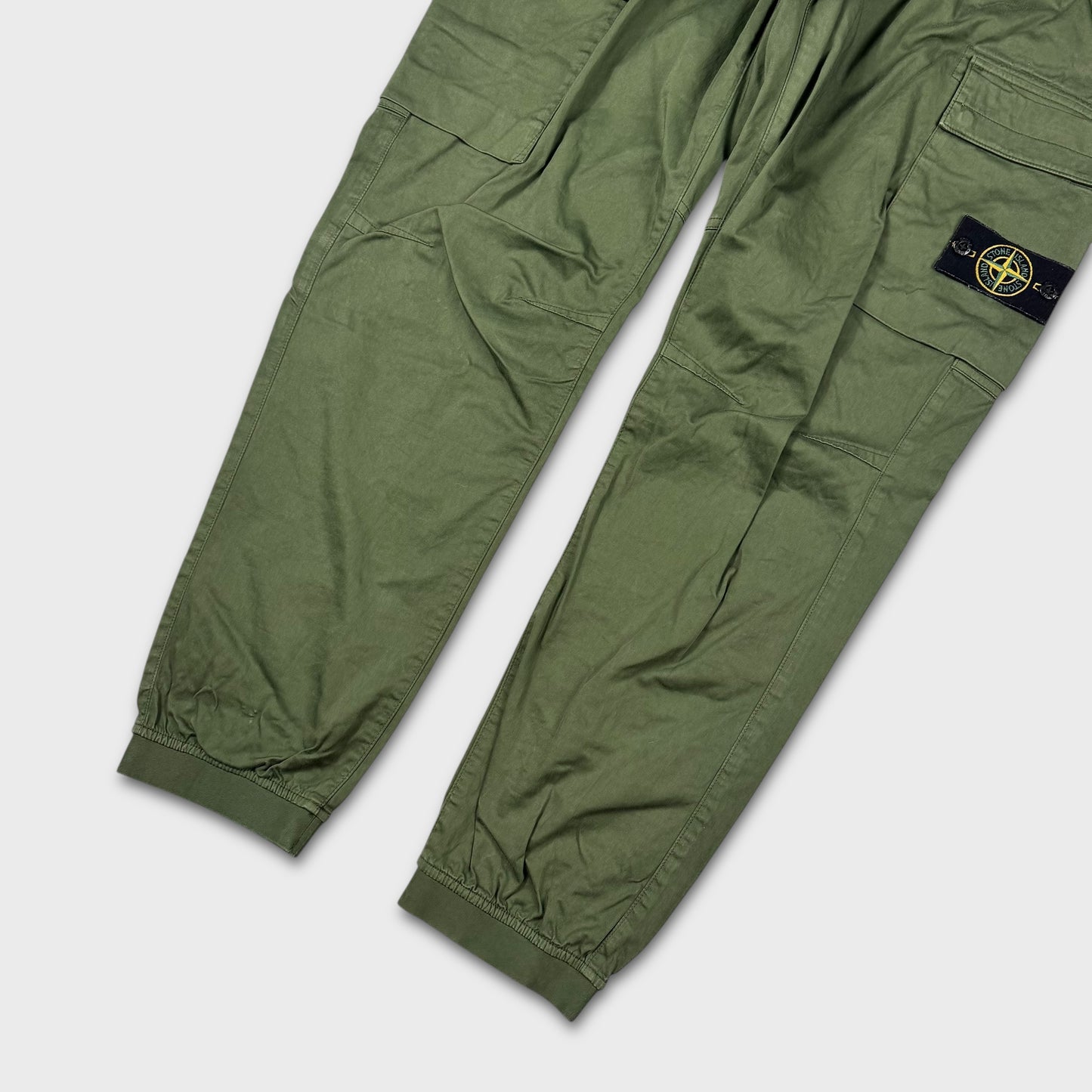 Stone Island Olive Cargo Pants W40