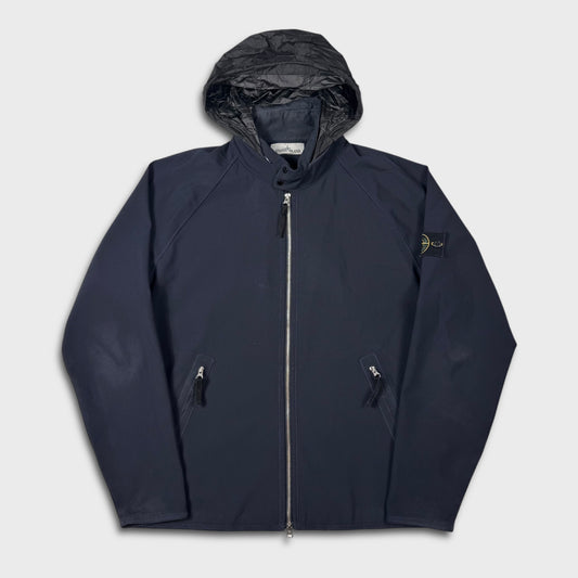Stone Island Navy Light Soft Shell-R Jacket XL