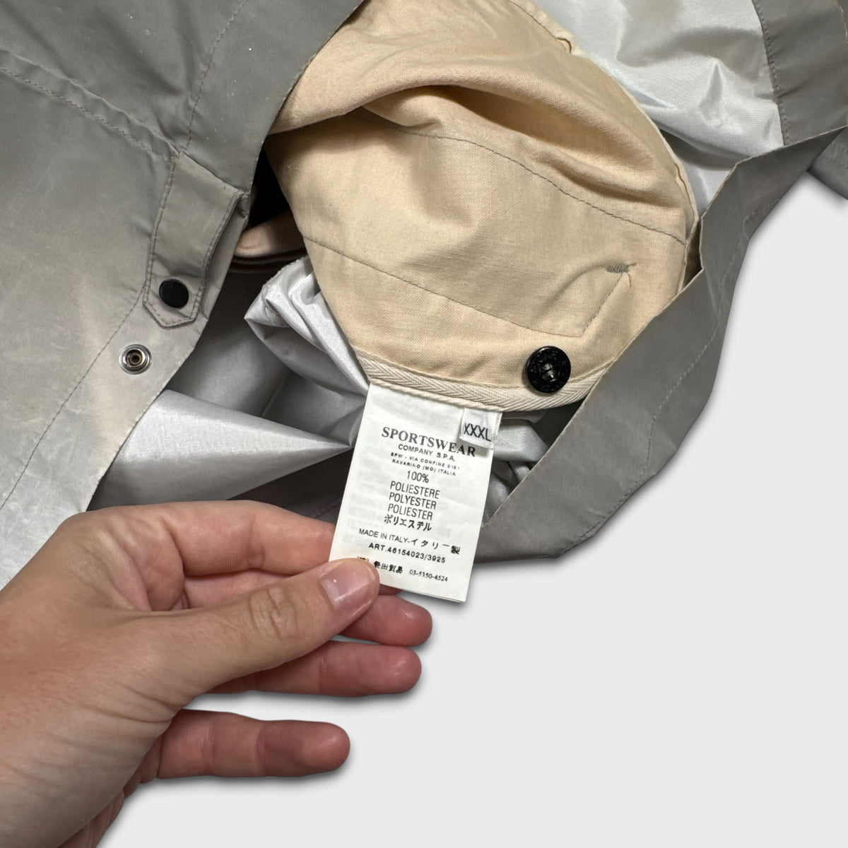 Stone Island 2007 ‘Reflective Jacket’ 3XL