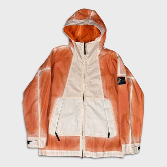 Stone Island Hand Sprayed Mussola Gommata-TC Jacket L