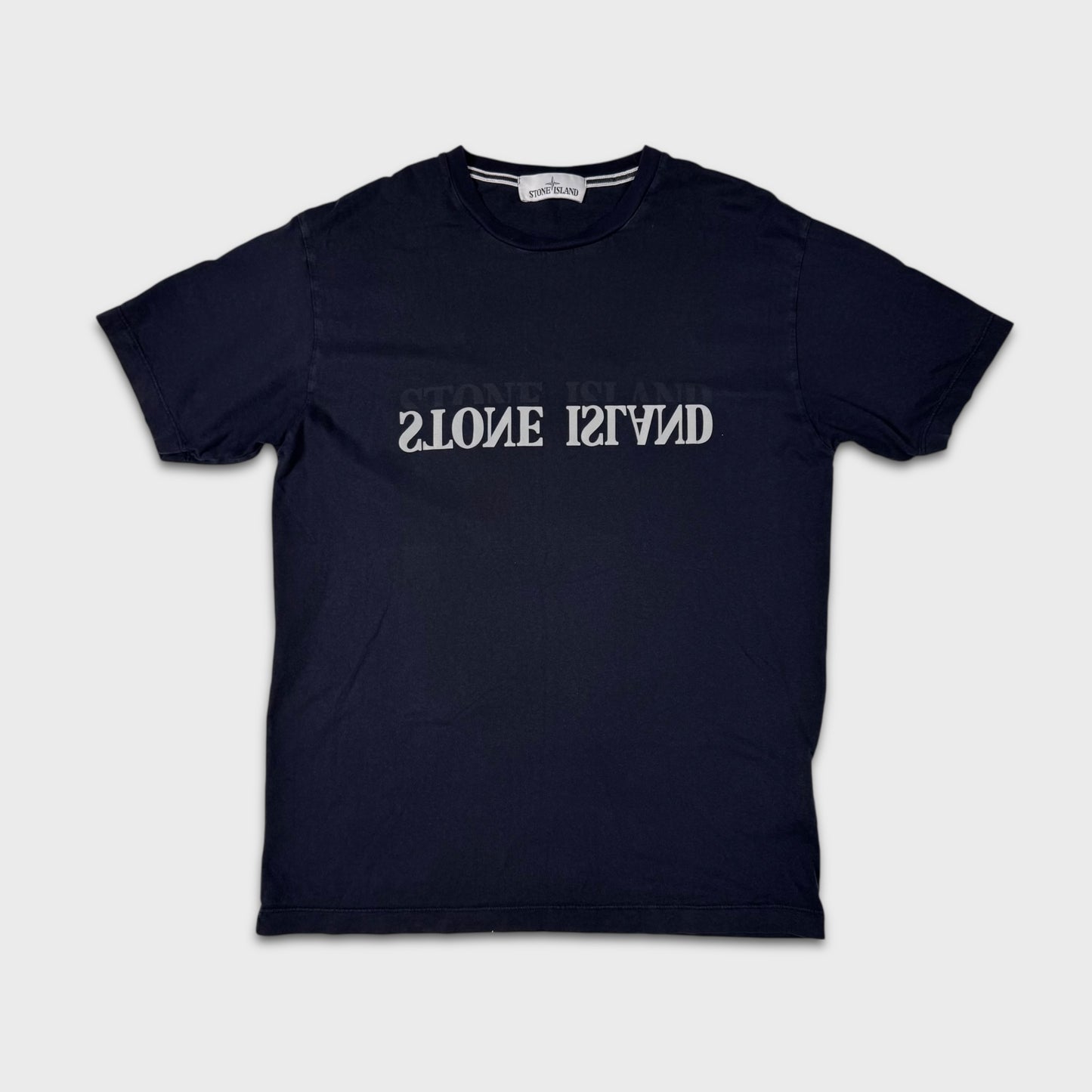 Stone Island Reflective Logo T-Shirt L