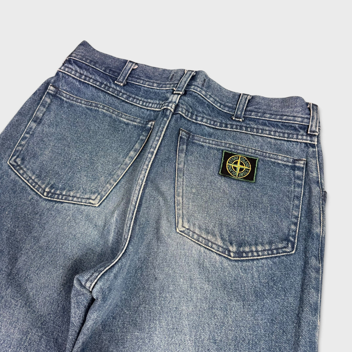 Stone Island 90’s Green Patch Denim Jeans W30