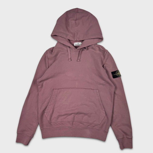 Stone Island Dusty Pink Pullover Hoodie L