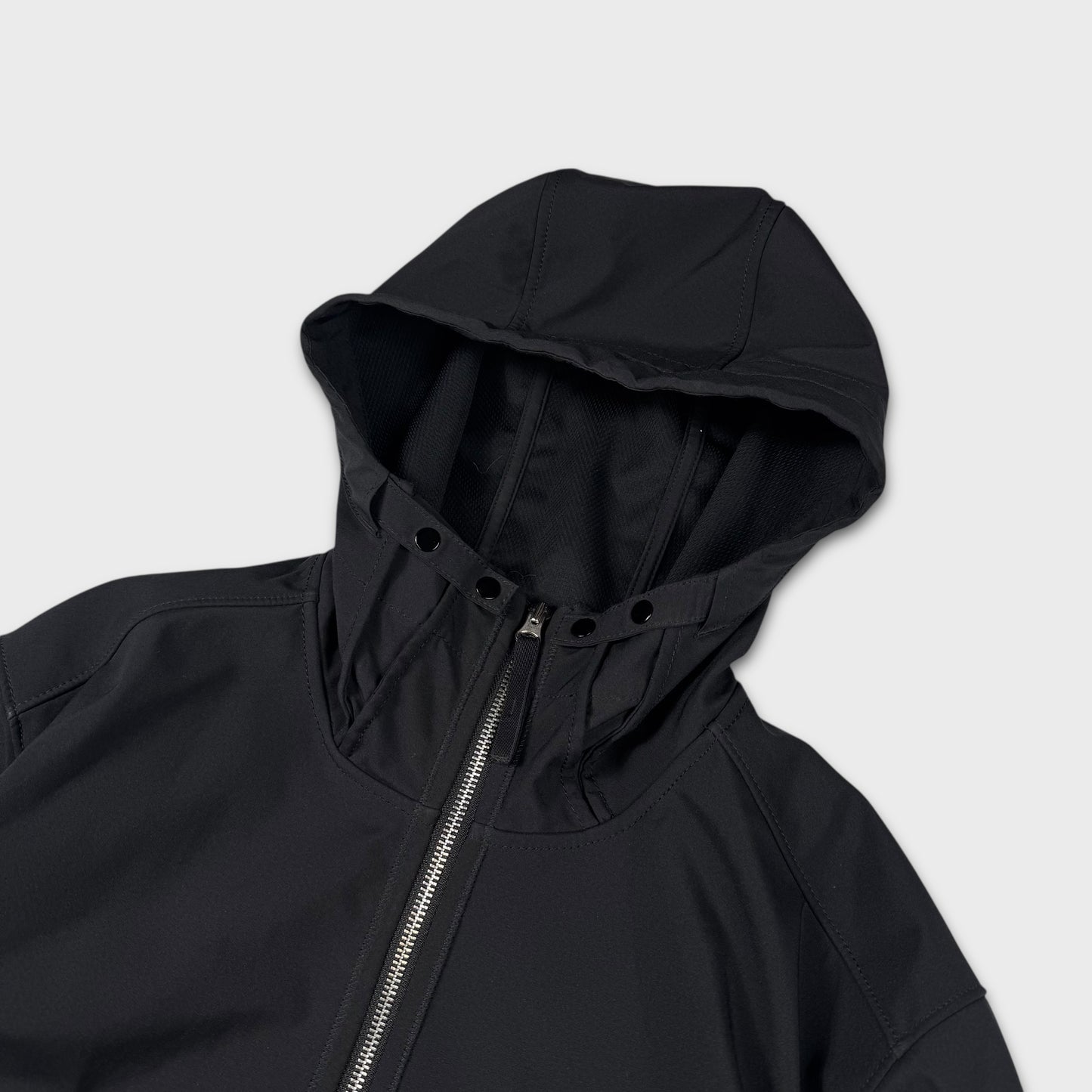 Stone Island Black Soft Shell-R Jacket L