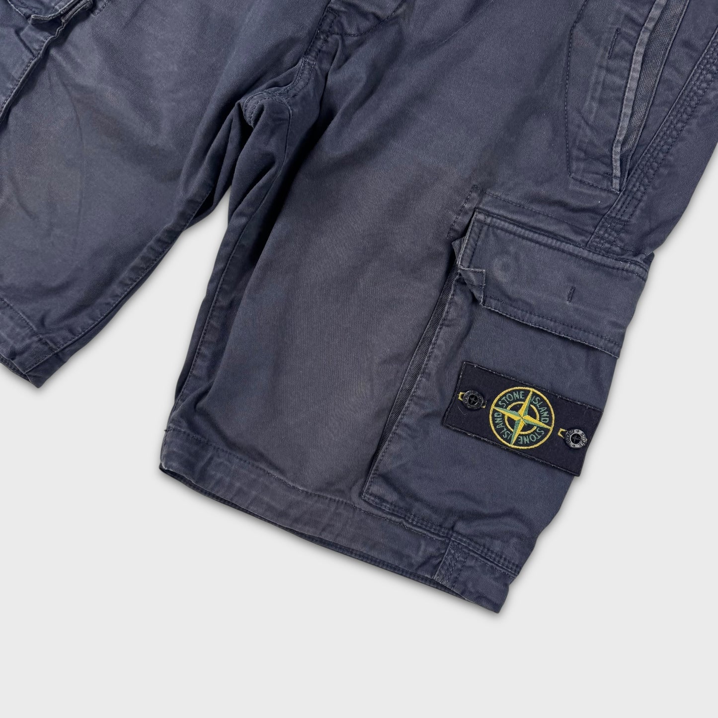 Stone Island Navy Cargo Shorts W34