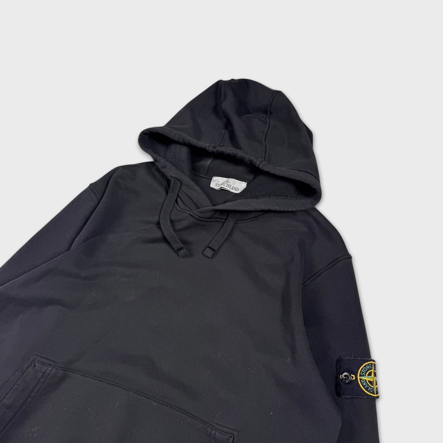 Stone Island Black Pullover Hoodie M