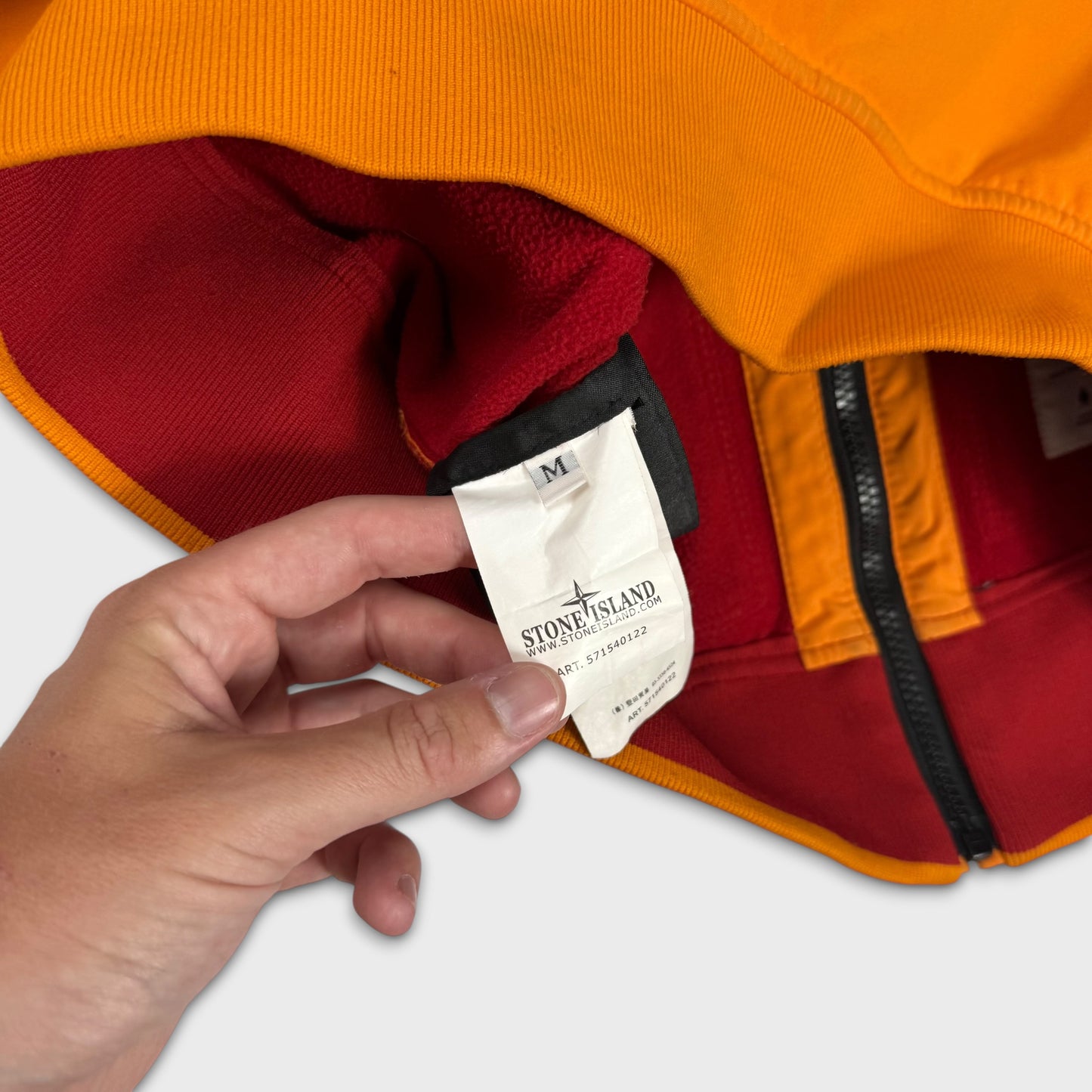 Stone Island Orange Soft Shell-R Jacket M