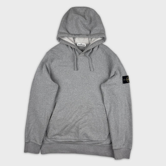 Stone Island Grey Pullover Hoodie L