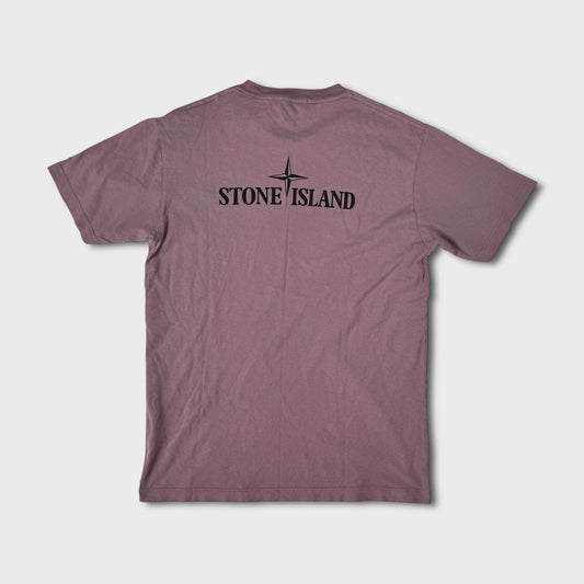 Stone Island Pink Spellout T-Shirt M