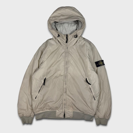 Stone Island Natural Garment Dyed Crinkle Reps W/ Primaloft Jacket L