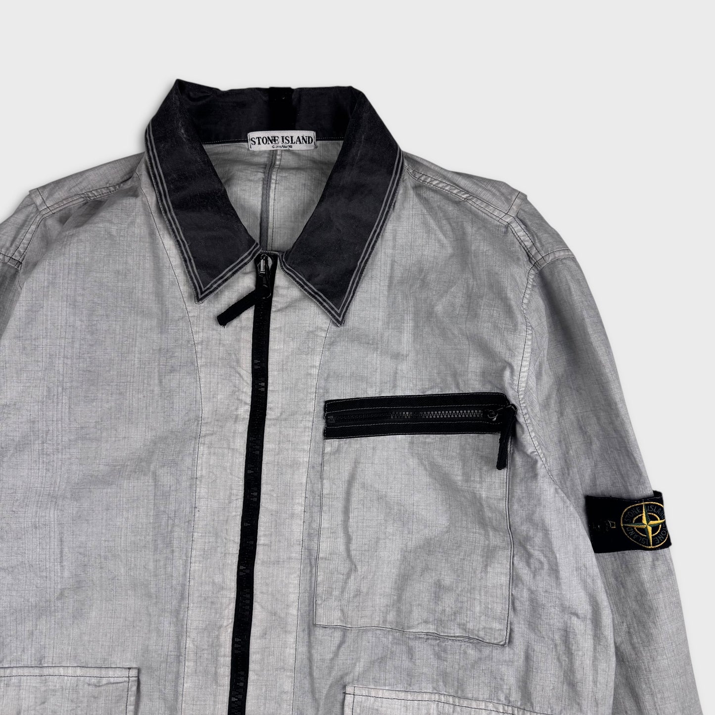 Stone Island 2004 Canvas Multipocket Jacket XXL