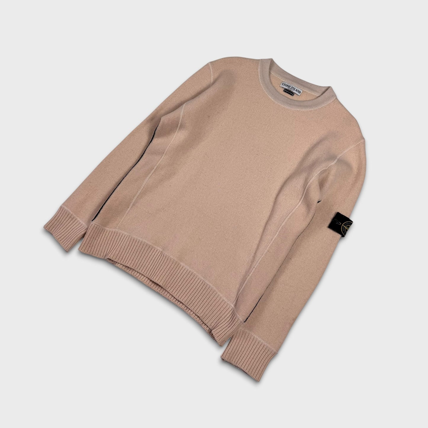 Stone Island Beige 00’s Knit Jumper L
