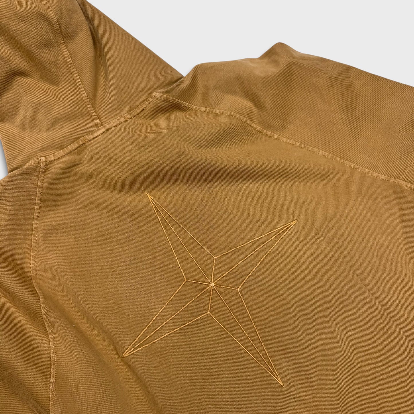 Stone Island Spellout Embroidery Hoodie L