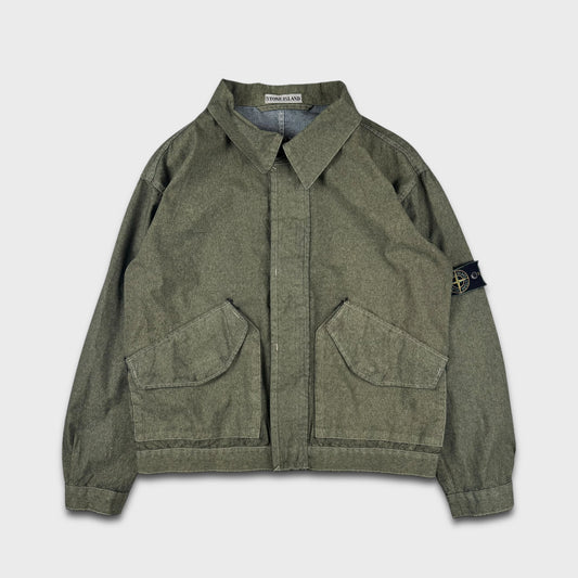 Stone Island ‘98 Pastel Green Tela Stella Jacket M