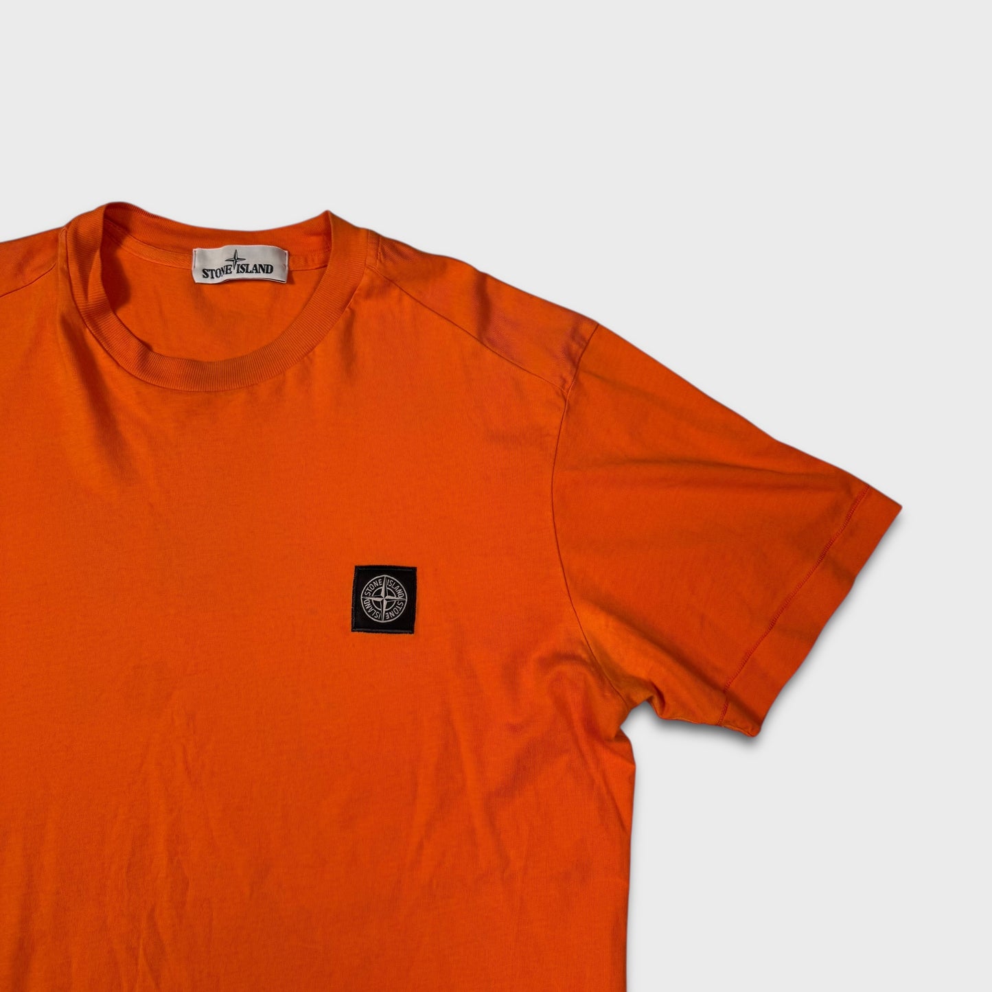 Stone Island Orange Compass T-Shirt L