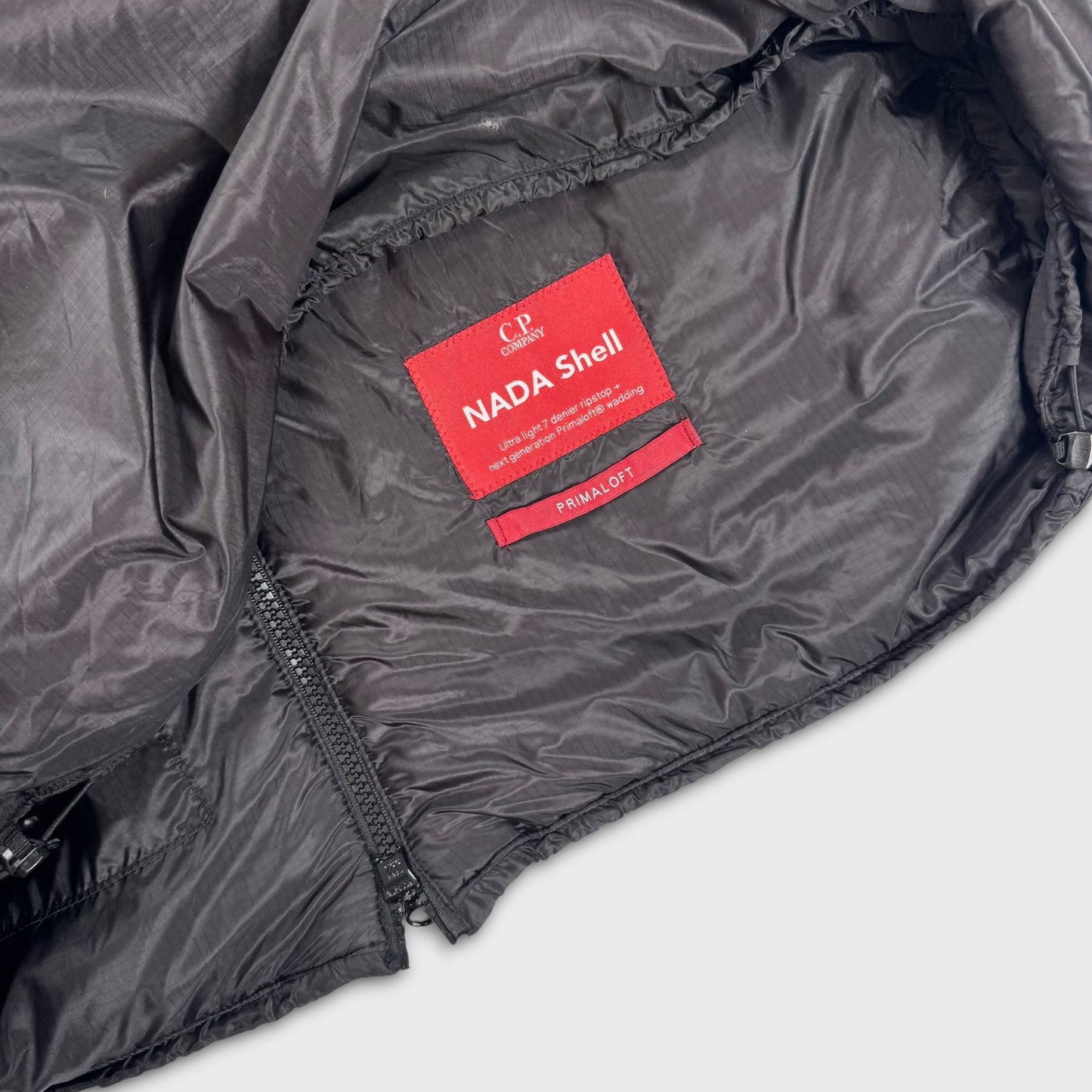 CP Company Black Lightweight NADA Shell Primaloft Jacket L