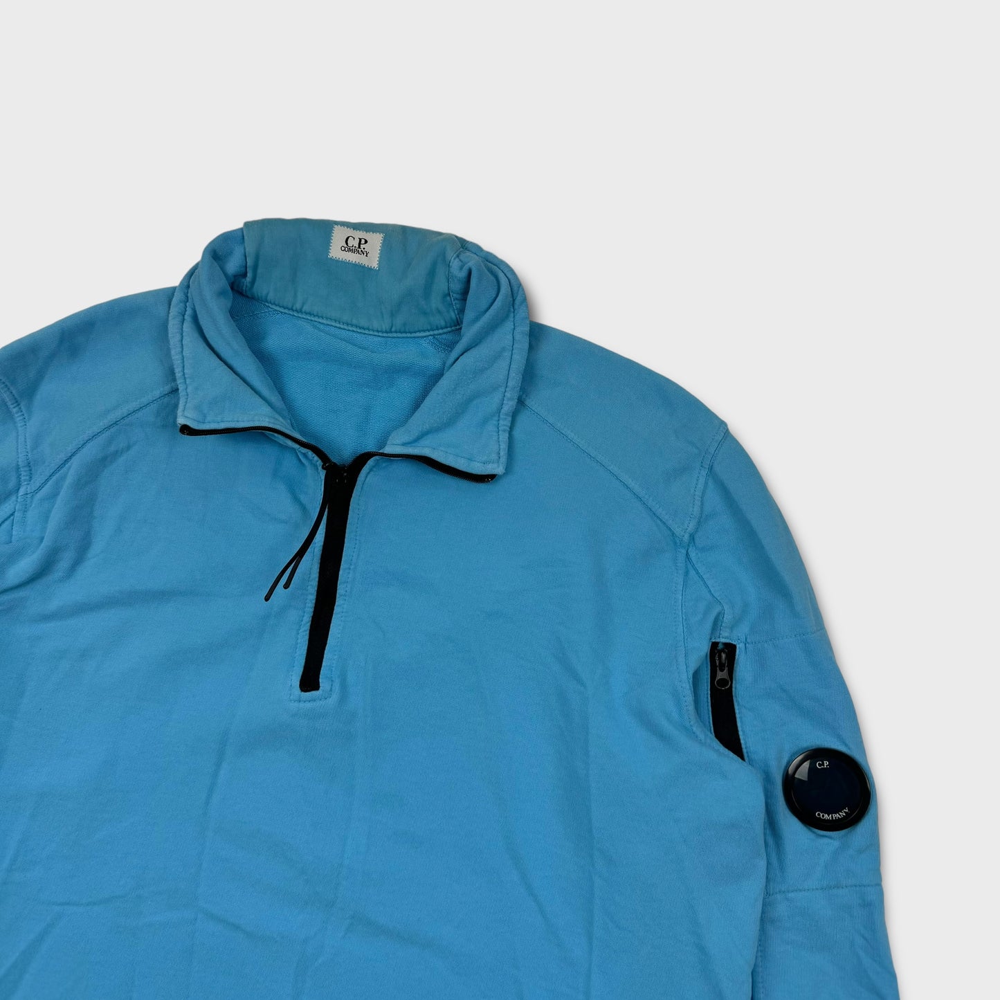 CP Company Sky Blue Quarter Zip XL