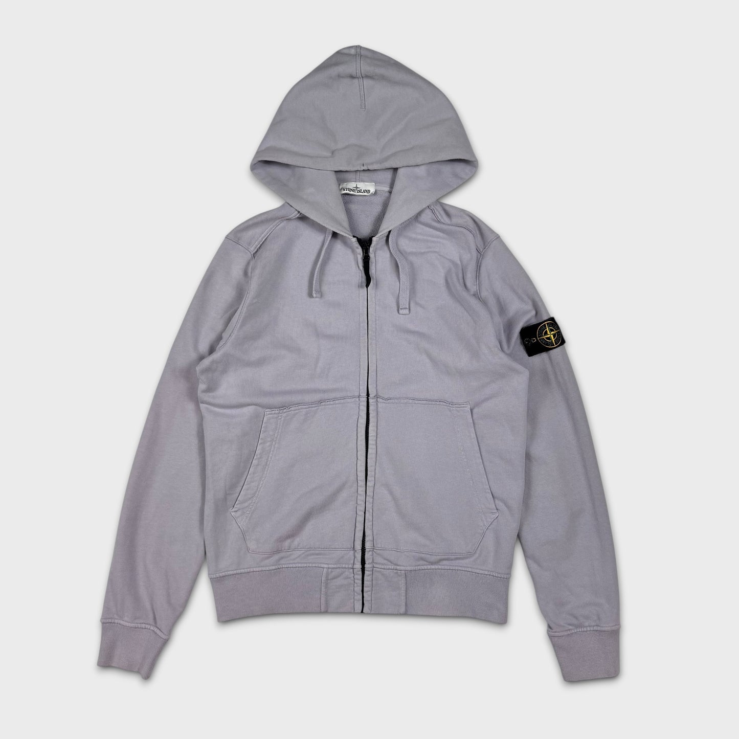 Stone Island Lavender Full Zip Hoodie L