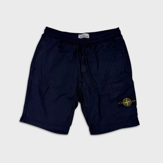Stone Island Navy Cotton Shorts M