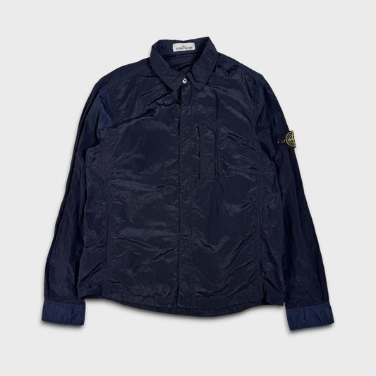 Stone Island Navy Nylon Metal Overshirt XL