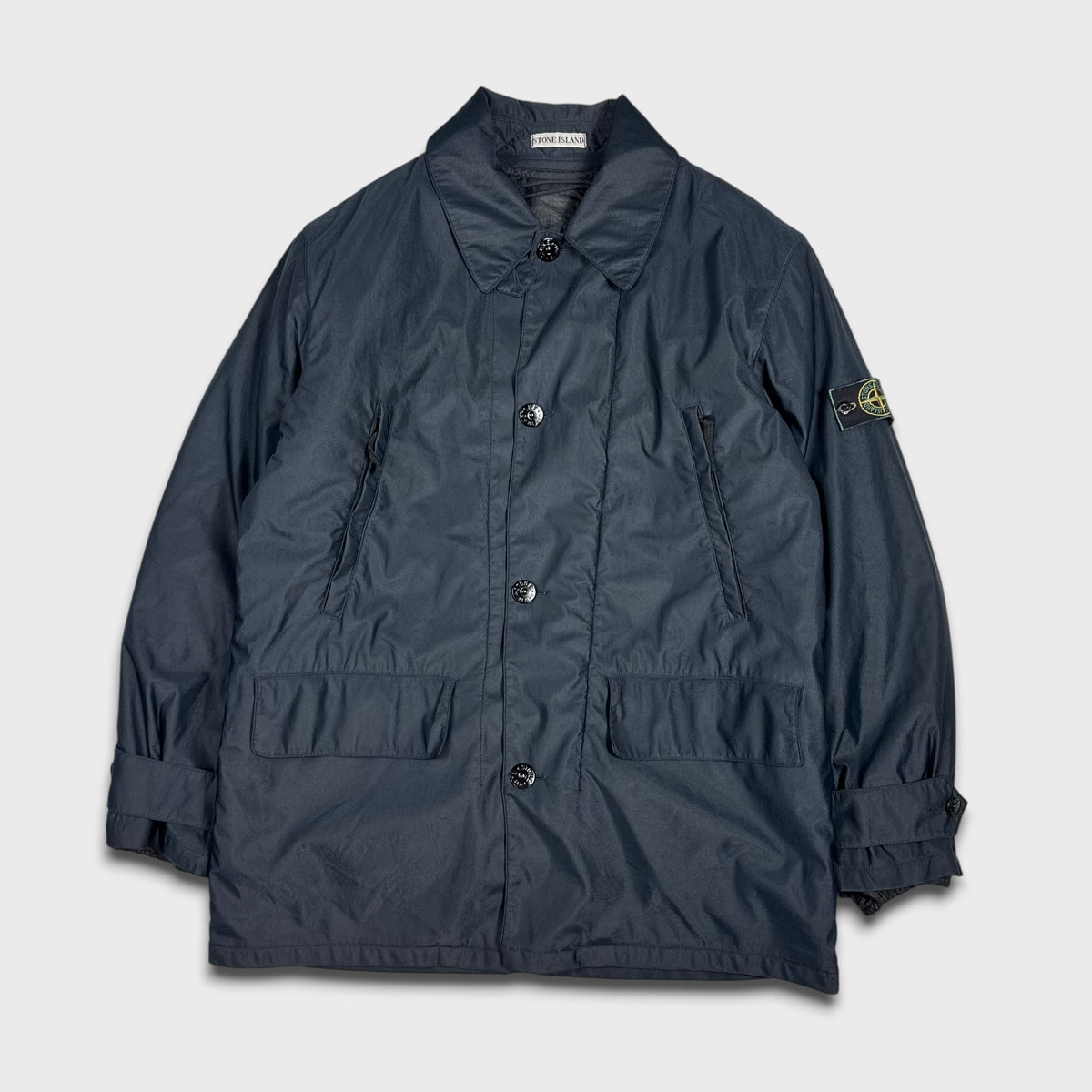 Stone Island AW1997 Vintage Nylam Jacket W/ Dutch Rope Liner XL