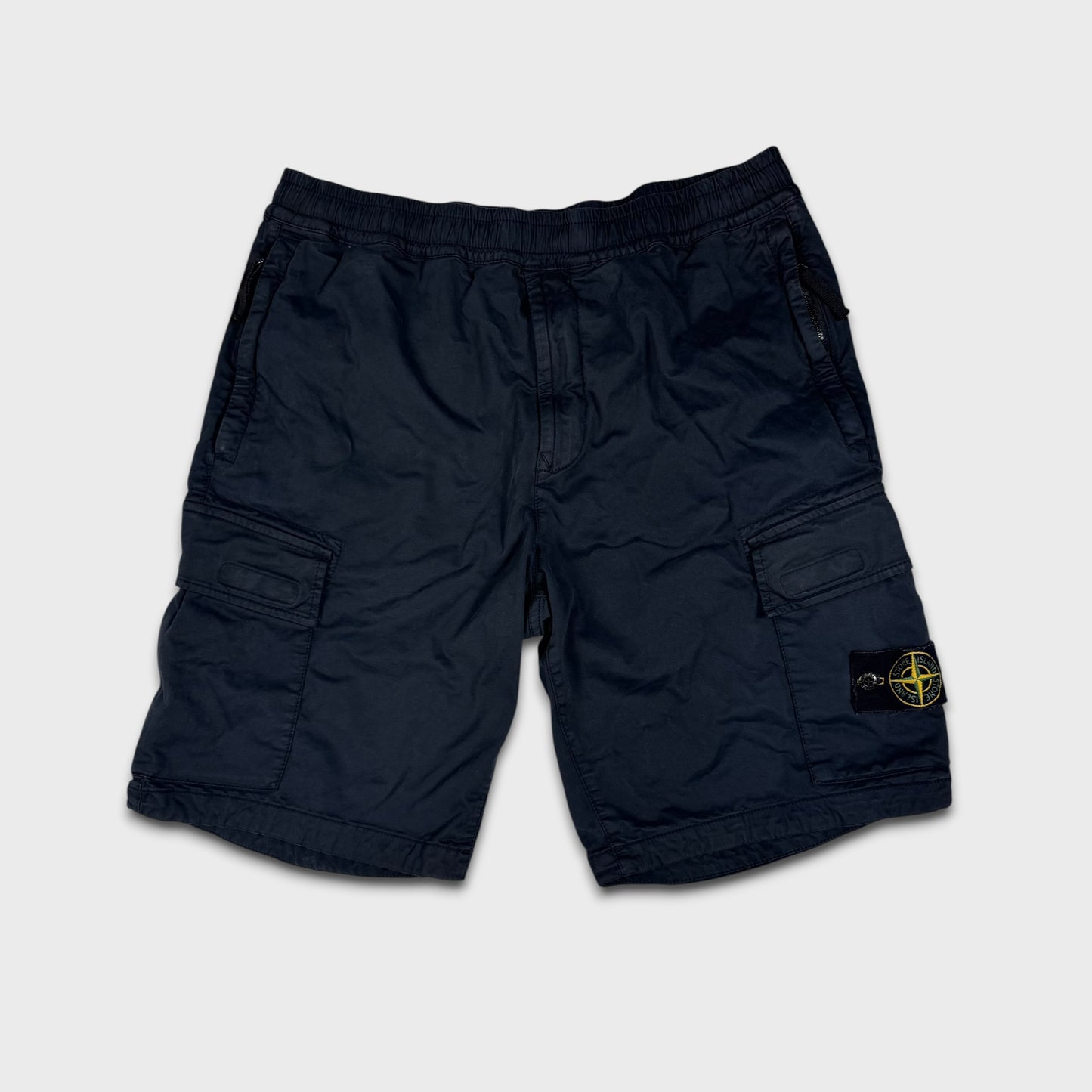 Stone Island Badge Cargo Shorts W34