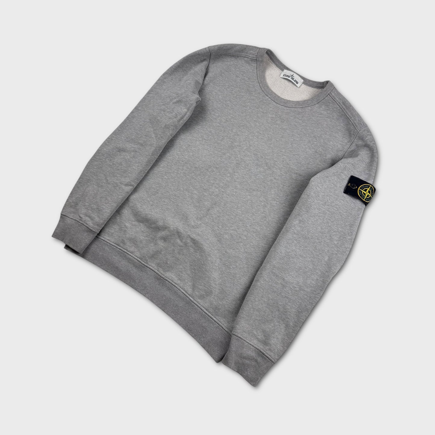 Stone Island Grey Crewneck Sweatshirt L