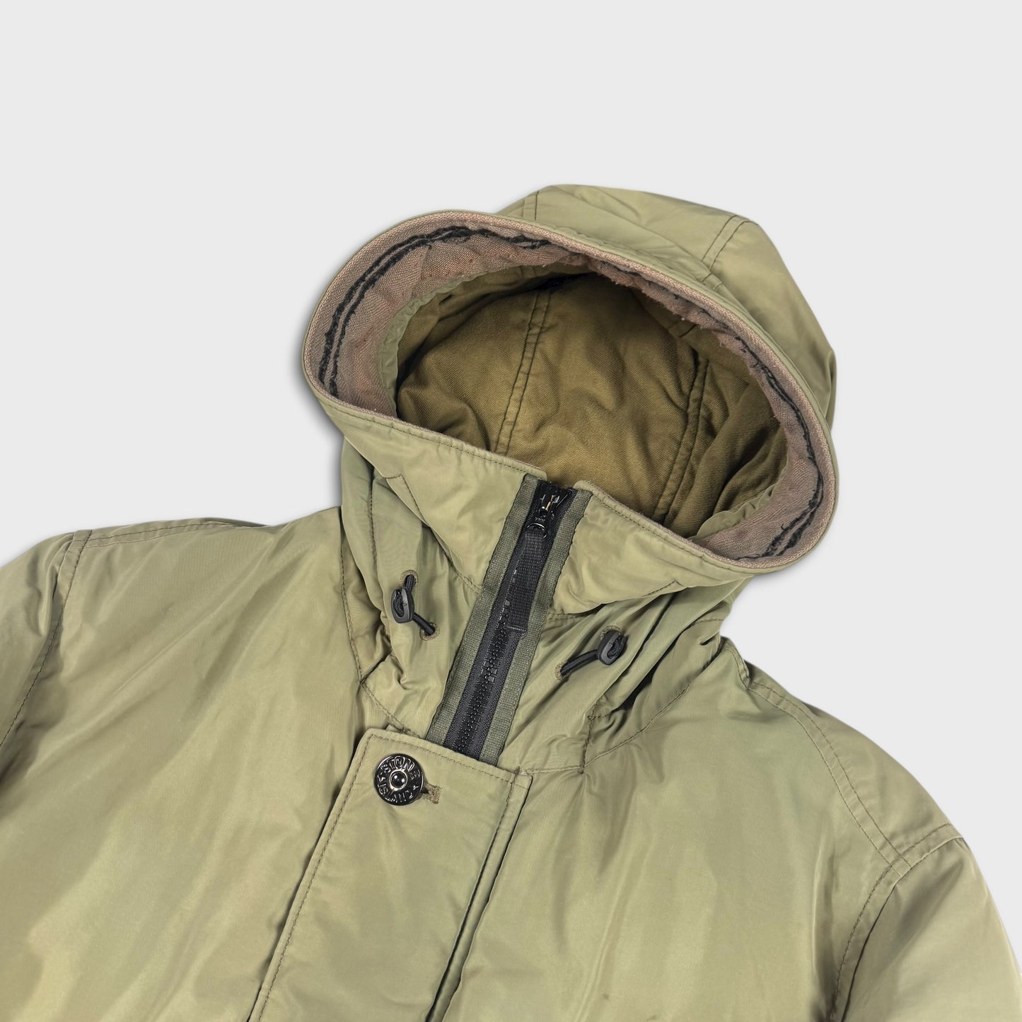Stone Island Olive Primaloft Micro Reps Jacket M