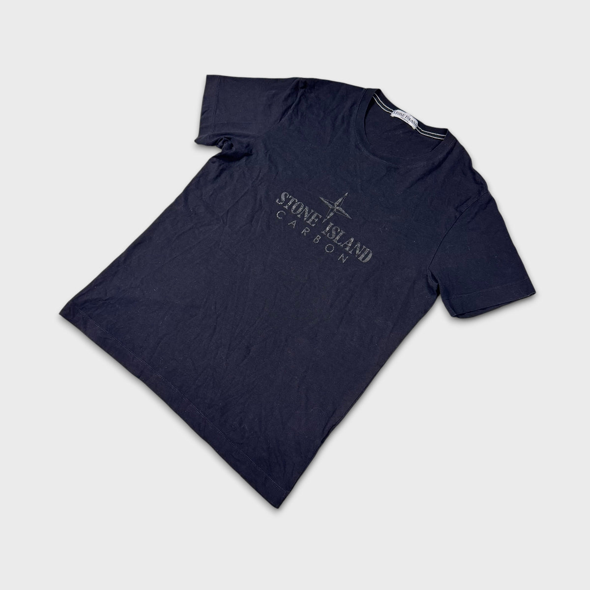 Stone Island ‘Carbon’ Black T-Shirt L
