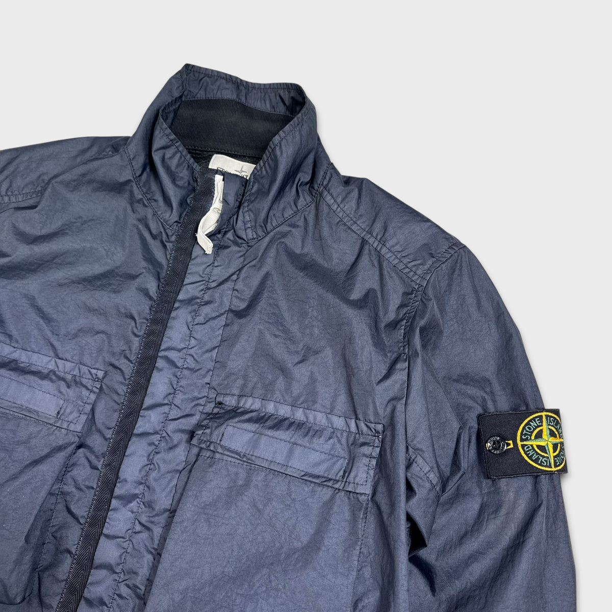 Stone Island Navy Membrana 3L TC Jacket M
