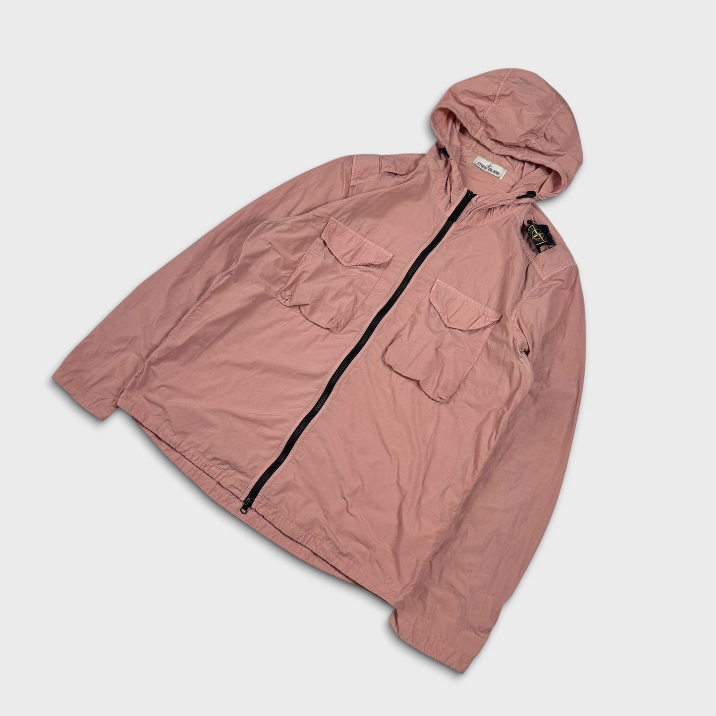 Stone Island Shoulder Badge Tela Hooded Jacket XL