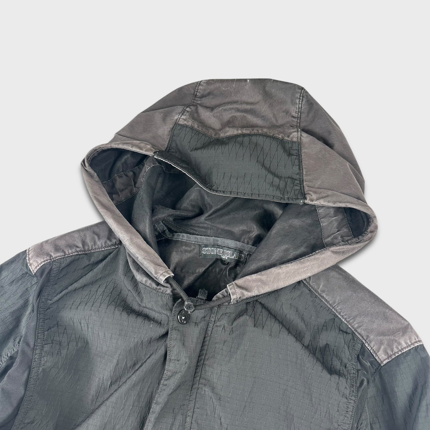 Stone Island Shadow Project Nylon Textured Parka Jacket L