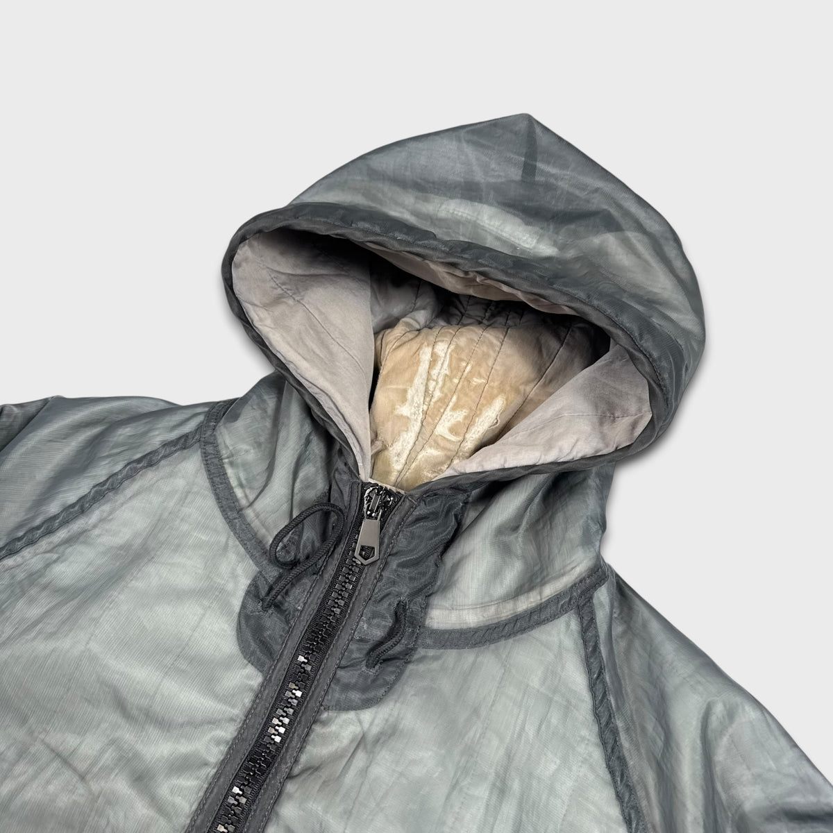 Stone Island 2001 Grey Monofilament Jacket XL