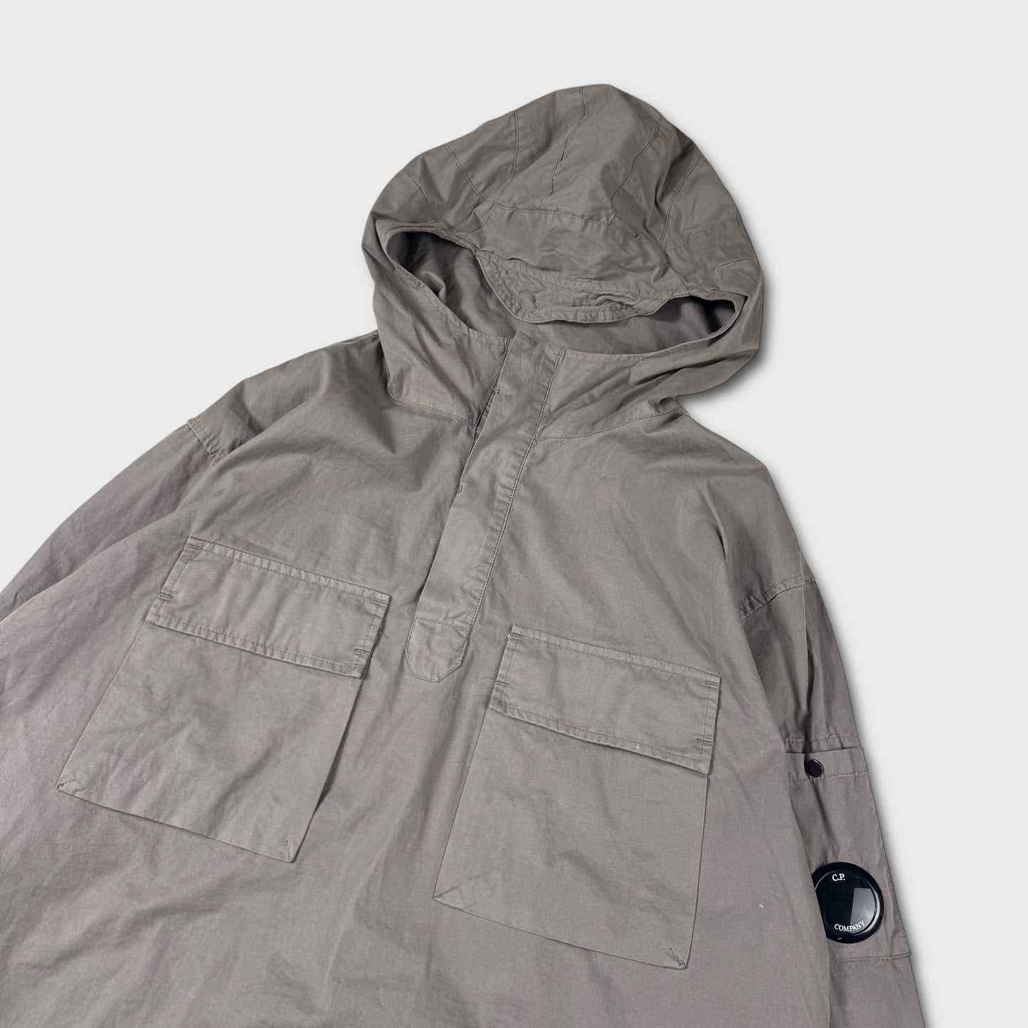 CP Compamy Stone Grey Pullover Smock Jacket L