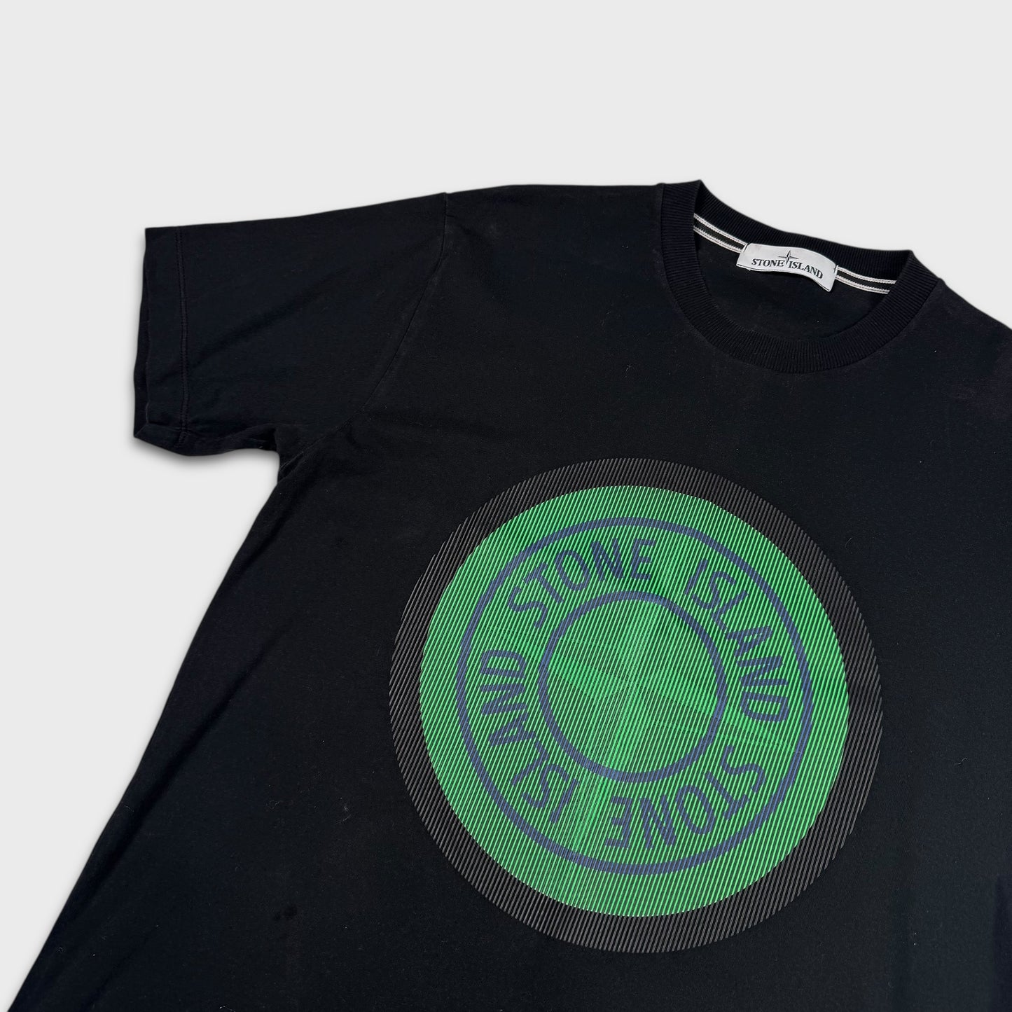 Stone Island Black Compass Graphic T-Shirt M