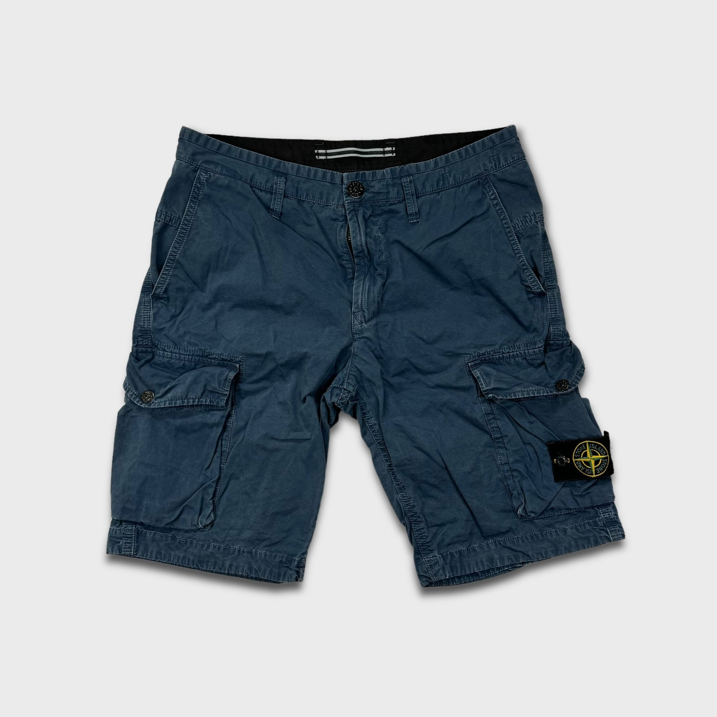 Stone Island Navy Cargo Shorts W31