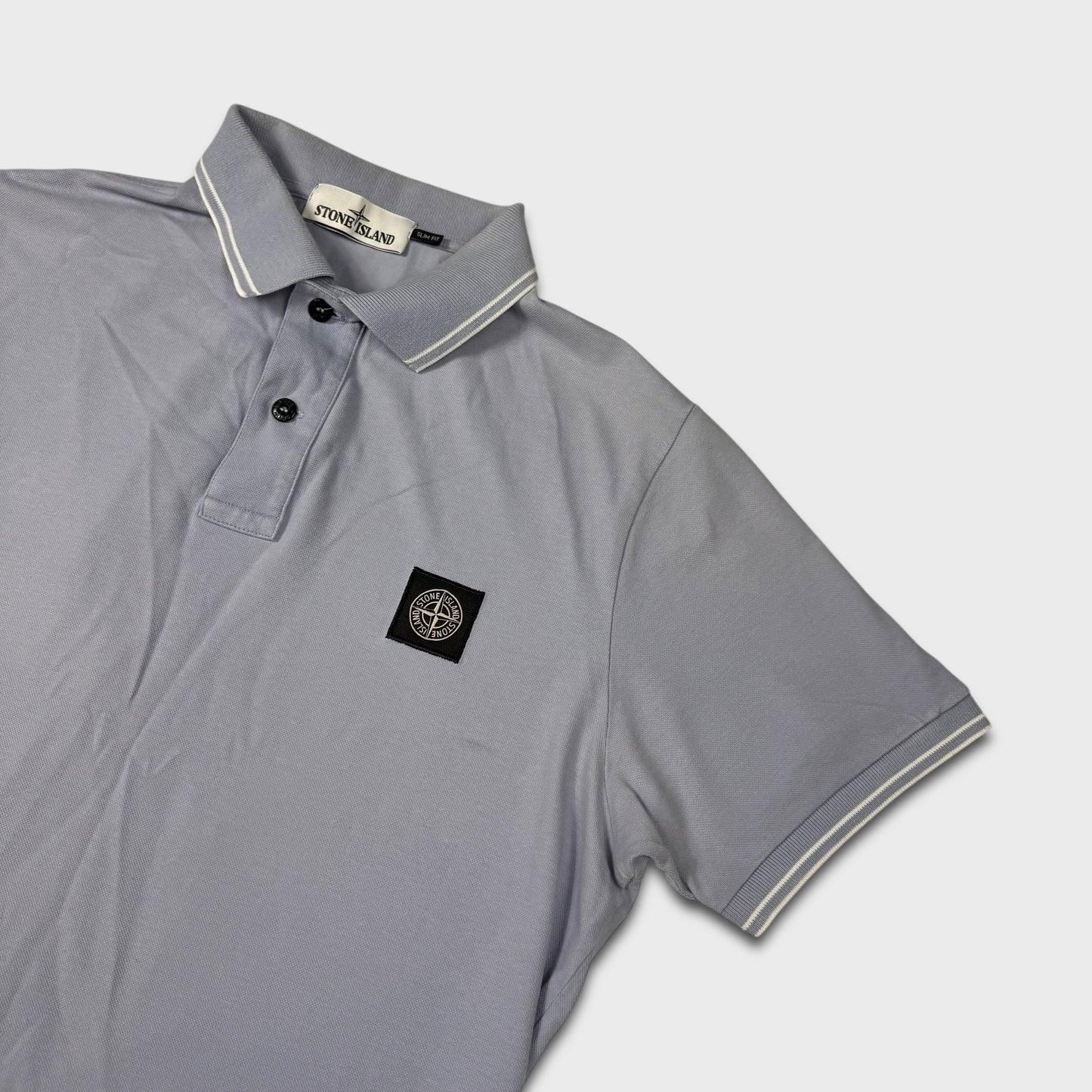 Stone Island Pale Lavender Polo Shirt XL