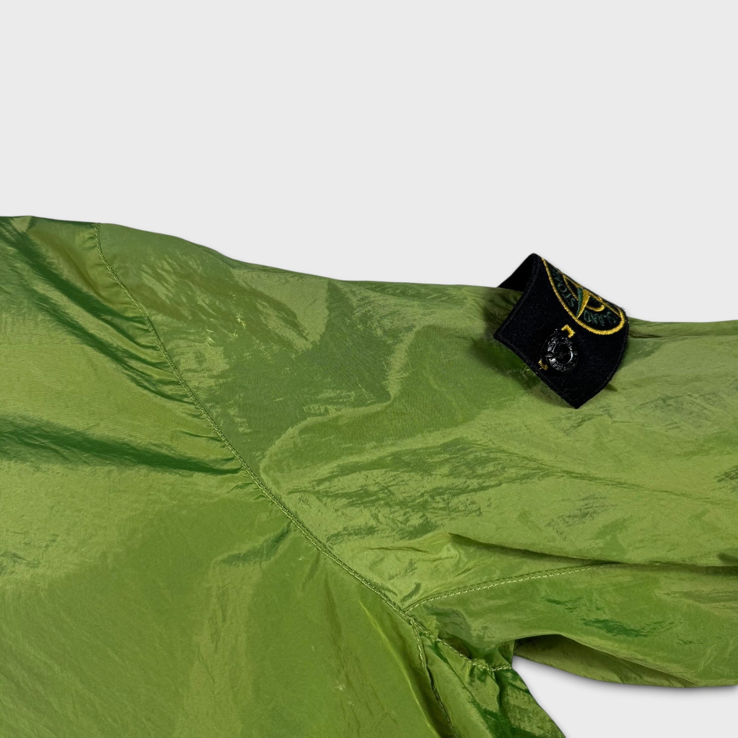 Stone Island Lime Green Nylon Metal Jacket XXL