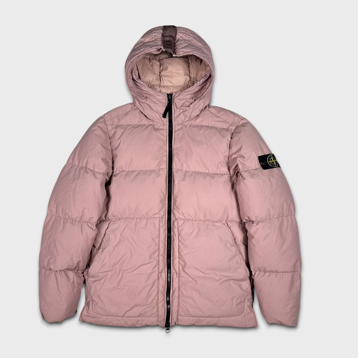 Stone Island Baby Pink Naslan Light Watro Down TC Puffer Jacket S