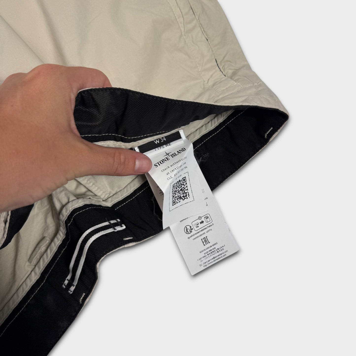 Stone Island Beige Cargo Shorts BNWOT W34