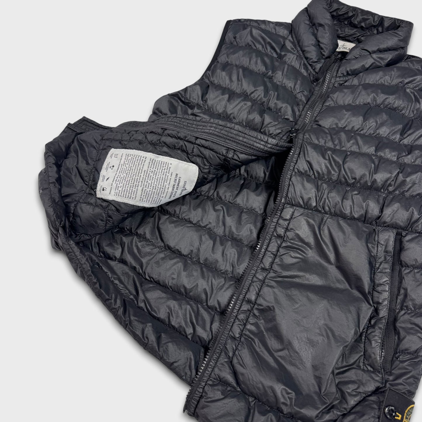 Stone Island Garment Dyed Micro Yarn Gilet M