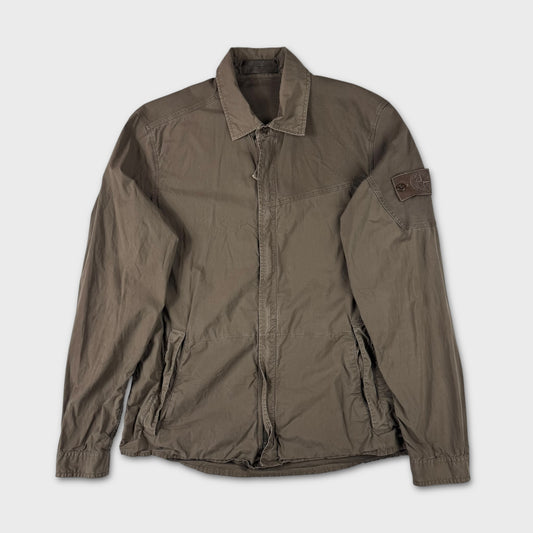 Stone Island ‘Ghost’ Olive Tela Overshirt M