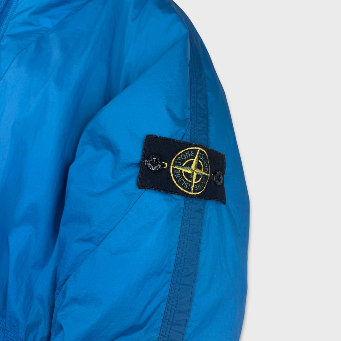 Stone Island Blue Goose Down Puffer Jacket L