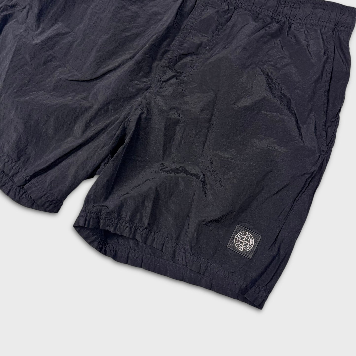 Stone Island Black Nylon Metal Shorts XL