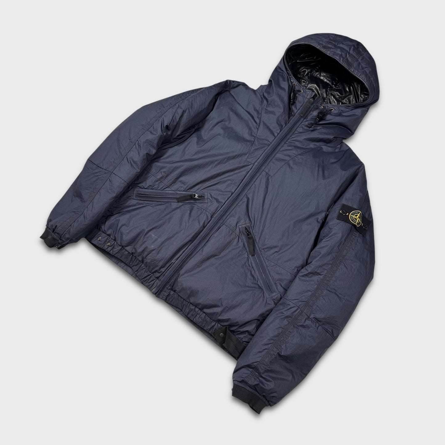 Stone Island 2008 Navy Goose Down Puffer Jacket L