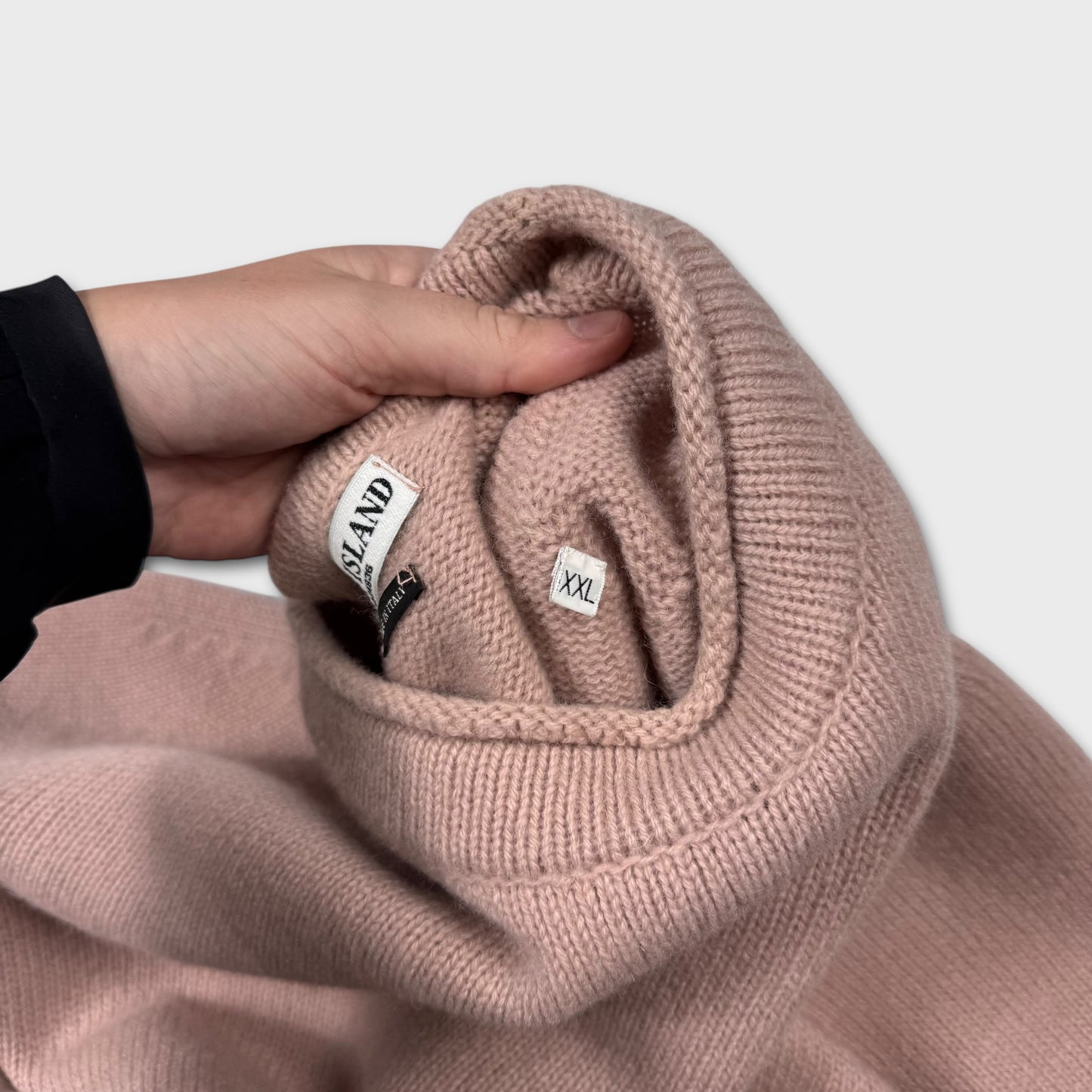 Stone Island 2000’s Dusty Pink Knit XXL