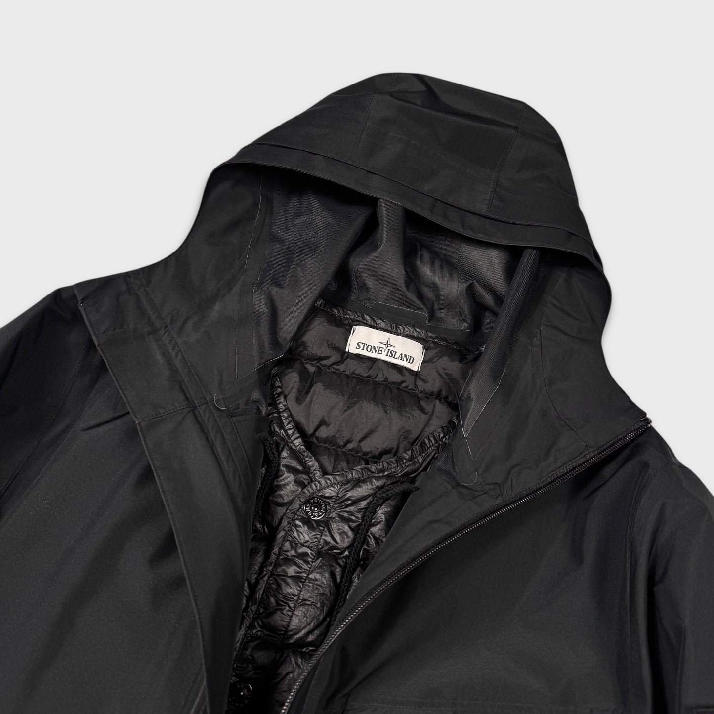 Stone Island Special Process Tank Shield Multi Layer Fusion Technology Jacket L