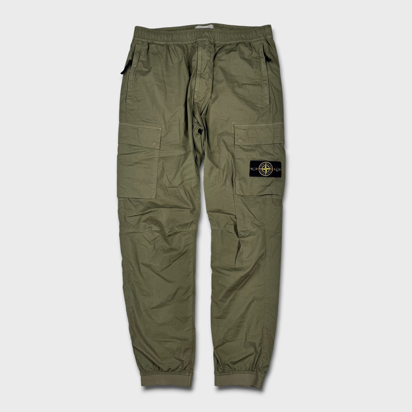 Stone Island Olive Tela Cargo Pants W34