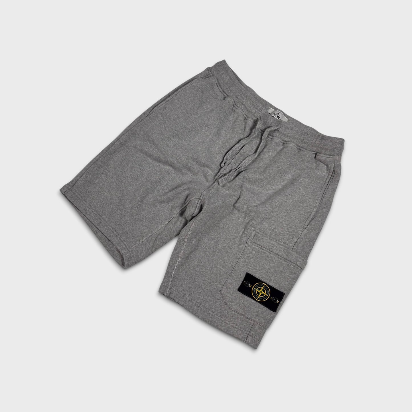 Stone Island Grey Cotton Shorts M